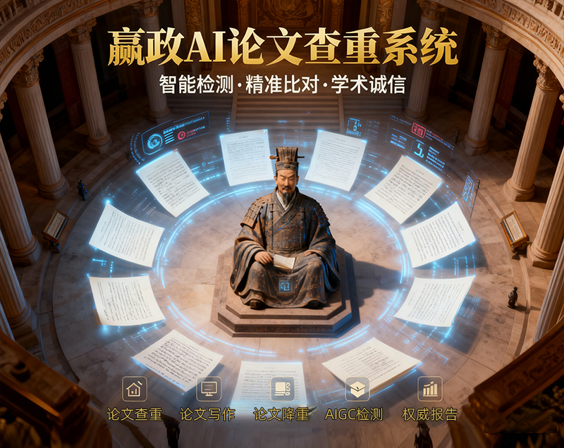 嬴政AI论文查重功能展示